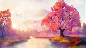 Tree, River, Artist, Artwork, Digital Art, Deviantart, 4K wallpaper