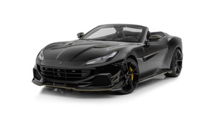 Ferrari Portofino M, Mansory, 2023, Black cars, 4K wallpaper