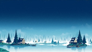 Night, Landscape, Artist, Artwork, Digital Art, Dribbble, 4K wallpaper