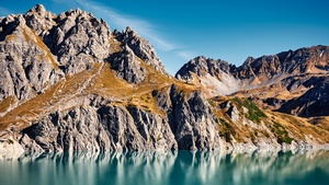 Austria, Alpine lake, Mountain lake, Scenic, 4K wallpaper