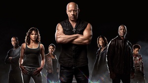 Fast X, Vin Diesel, Jordana Brewster, Tyrese Gibson, Michelle Rodriguez, Ludacris, Nathalie Emmanuel, 2023 Movies, Dark background, 4K wallpaper