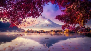 Mount Fuji, Artist, Artwork, Digital Art, Manipulation, Artstation, 4K wallpaper