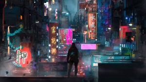 Cyberpunk, Artist, Artwork, Digital Art, Artstation, 4K wallpaper