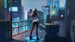 Anime Girl, Anime, Artist, Artwork, Digital Art, 4K wallpaper