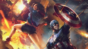 Captain America, Miss America, Superheroes, Artist, Artwork, Digital Art, Artstation, 4K wallpaper