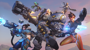 Overwatch 2, 2023 Games, Tracer, Mei, Reinhardt, Mercy, Lucio, 4K wallpaper