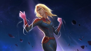 Captain Marvel, Superheroes, Artwork, Art, 4K wallpaper