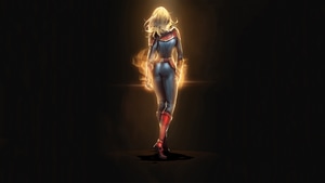 Captain Marvel, Superheroes, Artwork, Art, Artstation, 4K wallpaper