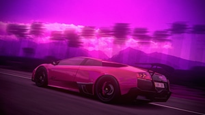 Lamborghini Murcielago, Lamborghini, Cars, Retro, Artist, Artwork, Digital Art, Artstation, 4K wallpaper