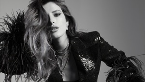 Bella Thorne, Celebrities, Girls, Monochrome, Black And White, Photoshoot, 4K wallpaper