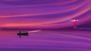 Boat, Artist, Artwork, Digital Art, Artstation, 4K wallpaper