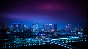 Night, Lights, Photography, City, 4K wallpaper