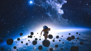 Astronaut, Artist, Artwork, Digital Art, 4K wallpaper