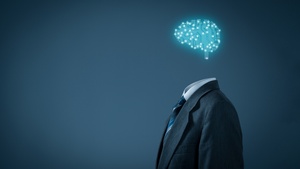 Business, Suit, Brain, Intelligence, Blue, 4K wallpaper