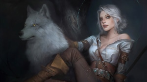 Ciri, The Witcher 3, Games, Ps4 Games, Xbox Games, Pc Games, Artist, Digital Art, Artwork, Artstation, 4K wallpaper