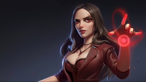 Scarlet Witch, Superheroes, Marvel, Artstation, 4K wallpaper