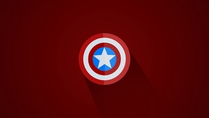 Captain America, Superheroes, Minimalism, Minimalist, 4K wallpaper