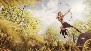 Fantasy Girls, Archer, Artist, Artwork, Digital Art, Deviantart, 4K wallpaper