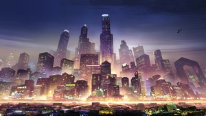 City, Artist, Artwork, Digital Art, Behance, 4K wallpaper