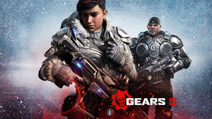 Marcus Fenix, Kait Diaz, Gears 5, Key Art, 4K wallpaper