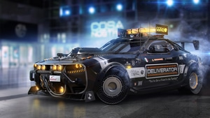 Cyberpunk, Cars, Artstation, 4K wallpaper