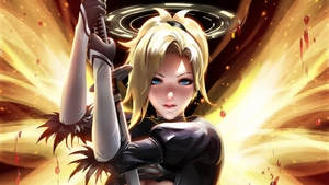 Mercy Overwatch, Overwatch, Games, Xbox Games, Ps Games, Pc Games, Fantasy Girls, 4K wallpaper