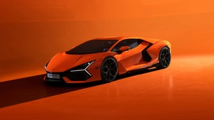 Lamborghini Revuelto, Exotic car, Hybrid sports car, Orange aesthetic, 2023, 4K wallpaper