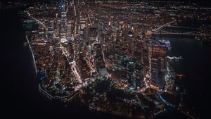 New York, World, Night, Buildings, 4K wallpaper