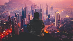 Alone, Evening, Photography, 4K wallpaper