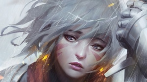 Anime, Warrior, Artist, Artwork, Digital Art, 4K wallpaper