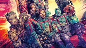 Guardians of the Galaxy Vol. 3, Vin Diesel, Bradley Cooper, Sean Gunn, Chris Pratt, Zoe Saldana, Dave Bautista, Karen Gillan, Pom Klementieff, Maria Bakalova, Marvel Comics, 4K wallpaper