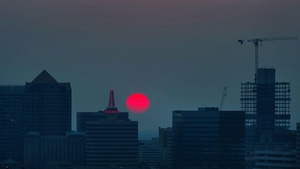 Sunrise, Buildings, Photography, 4K wallpaper