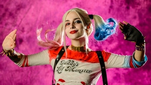 Harley Quinn, Superheroes, Artist, Cosplay, Deviantart, 4K wallpaper