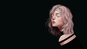 Fantasy, Artist, Artwork, Digital Art, Oled, Dark, Black, 4K wallpaper