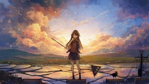 Anime Girl, Anime, Artist, Artwork, Digital Art, 4K wallpaper