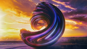 Shapes, Abstract, Digital Art, 4K wallpaper