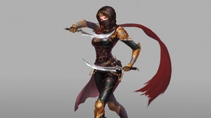 Anime Girl, Warrior, Artist, Artwork, Digital Art, 4K wallpaper