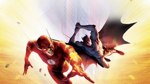 Flash, Batman, Superheroes, 4K wallpaper