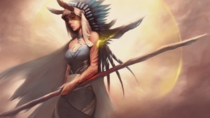 Artist, Artwork, Digital Art, Warrior, 4K wallpaper