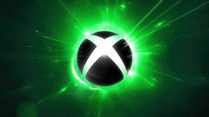 Xbox logo, Green aesthetic, Green background, Glowing, 4K wallpaper