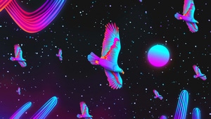 Birds, Artist, Artwork, Digital Art, 4K wallpaper