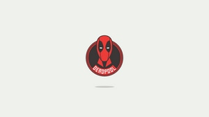 Deadpool, Superheroes, Minimalism, Minimalist, Behance, 4K wallpaper