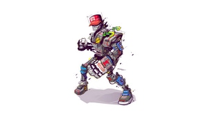 Robot, Artist, Artwork, Digital Art, 4K wallpaper