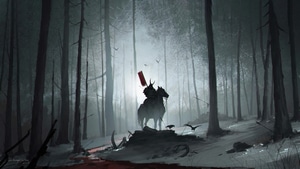 Samurai, Forest, Artist, Artwork, Digital Art, 4K wallpaper