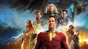 Shazam! Fury of the Gods, Movie poster, 2023 Movies, Djimon Hounsou, Rachel Zegler, Zachary Levi, 4K wallpaper