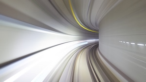Tunnel, Subway, Long Exposure, Photography, 4K wallpaper