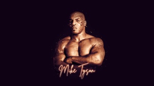 Mike Tyson, American, Boxer, Athlete, Iron Mike, Dark background, Boxing, 4K wallpaper