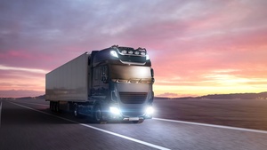 Truck, Highway, Road, Electric trucks, 4K wallpaper