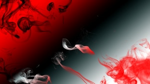 Smoke, Red, Digital Art, Abstract, 4K wallpaper