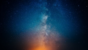 Milky Way, Space, Digital Universe, 4K wallpaper